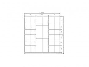 Шкаф-купе Max МШ-25-6-24/2-222 пленка Oracal белая в Южноуральске - yuzhnouralsk.mebel74.com | фото 2