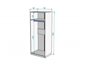 Шкаф Malta light H287 Белый в Южноуральске - yuzhnouralsk.mebel74.com | фото 2