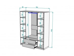 Шкаф Malta light H302 Белый в Южноуральске - yuzhnouralsk.mebel74.com | фото 2