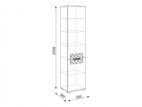 Шкаф пенал М12 Тиффани в Южноуральске - yuzhnouralsk.mebel74.com | фото 2