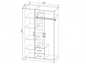 Шкаф Софи СШК1200.1 трехдверный в Южноуральске - yuzhnouralsk.mebel74.com | фото 2