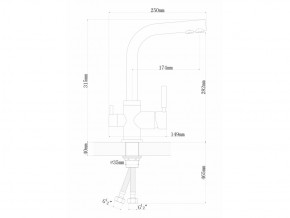 Смеситель Dr. Gans Акцент в Южноуральске - yuzhnouralsk.mebel74.com | фото 2