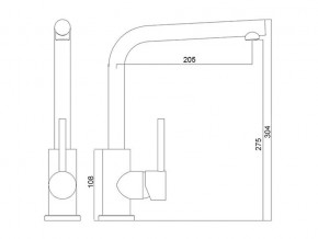 Смеситель Impact LM2104 в Южноуральске - yuzhnouralsk.mebel74.com | фото 2