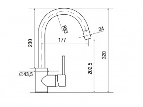 Смеситель Logic LM2101 в Южноуральске - yuzhnouralsk.mebel74.com | фото 2