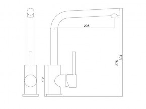 Смеситель Logic LM2103 хром в Южноуральске - yuzhnouralsk.mebel74.com | фото 2