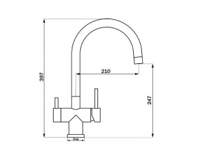 Смеситель Sprint Logic LM2191 Stainless Steel в Южноуральске - yuzhnouralsk.mebel74.com | фото 2