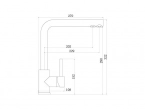 Смеситель Sprint logic LM2196 Stainless Steel в Южноуральске - yuzhnouralsk.mebel74.com | фото 2