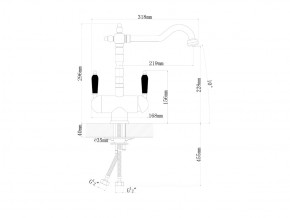 Смесители Florentina Ария бронза в Южноуральске - yuzhnouralsk.mebel74.com | фото 2