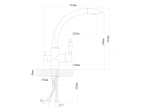 Смесители Florentina Шале бронза в Южноуральске - yuzhnouralsk.mebel74.com | фото 2