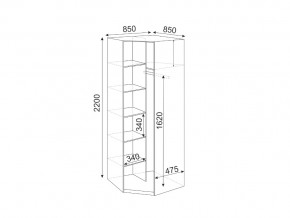 Спальня Глэдис с большим комодом в Южноуральске - yuzhnouralsk.mebel74.com | фото 2