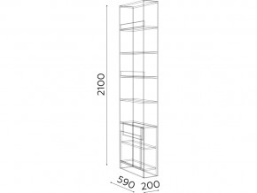 Стеллаж Гринвич мод.10 в Южноуральске - yuzhnouralsk.mebel74.com | фото 2