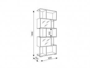 Стеллаж Style 4 ясень шимо в Южноуральске - yuzhnouralsk.mebel74.com | фото 2