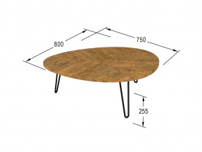 Стол журнальный Эйтон 230 дуб американский в Южноуральске - yuzhnouralsk.mebel74.com | фото 2