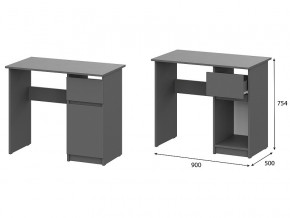 Стол письменный 900 Денвер Графит серый в Южноуральске - yuzhnouralsk.mebel74.com | фото