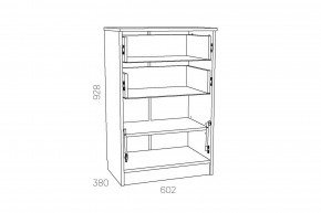 Тумба Оливия НМ 040.45 Х в Южноуральске - yuzhnouralsk.mebel74.com | фото 2