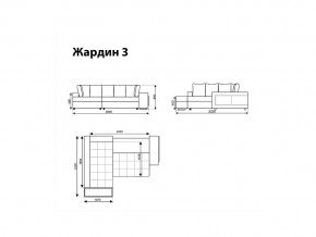 Угловой диван Жардин 3 вид 1 в Южноуральске - yuzhnouralsk.mebel74.com | фото 8