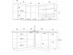 Угловой кухонный гарнитур Флоренс Грин в Южноуральске - yuzhnouralsk.mebel74.com | фото 4